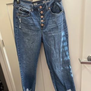 Rewash size 10 cropped jeans